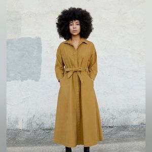 ESBY MABEL DRESS - GOLDEN CORDUROY S